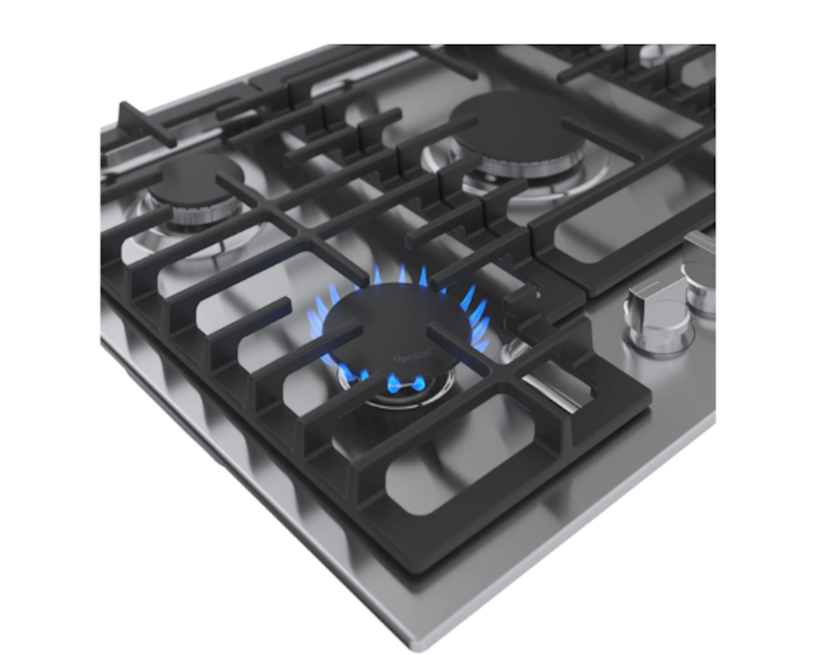 Bosch-30" Gas Cooktop, 500 Series, Stainless Steel