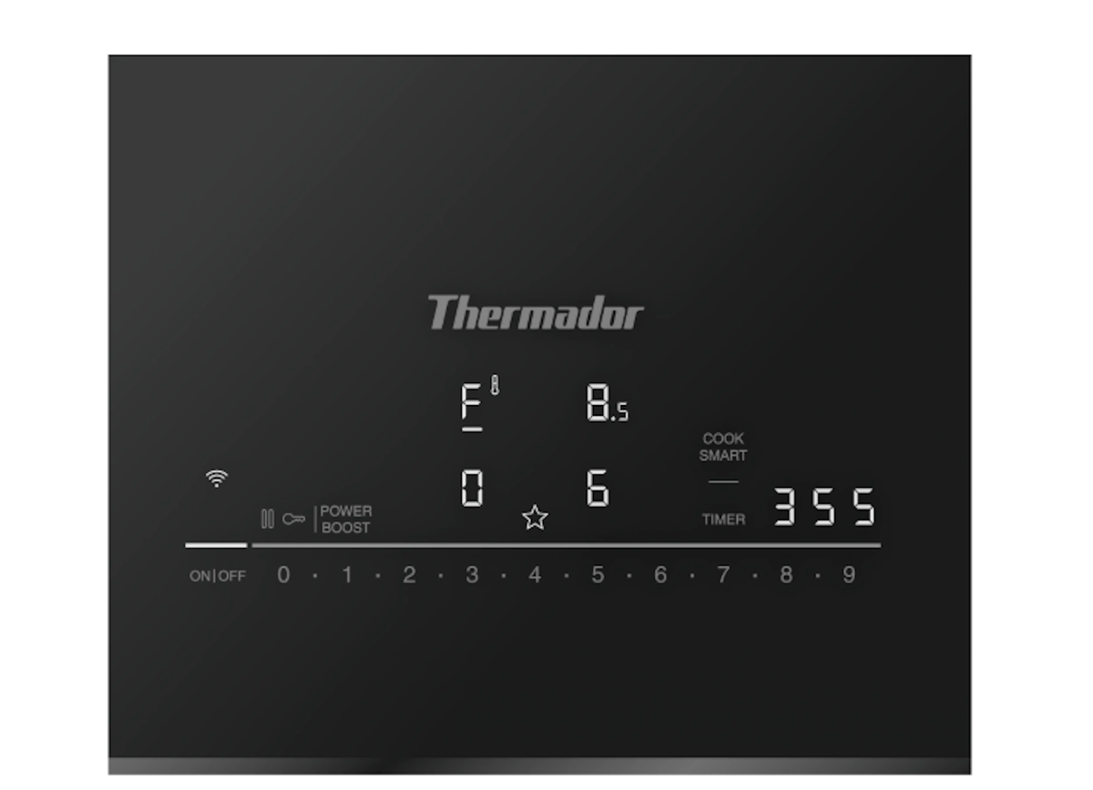 Thermador-30" Heritage Induction Cooktop, Black, Frameless, Hc