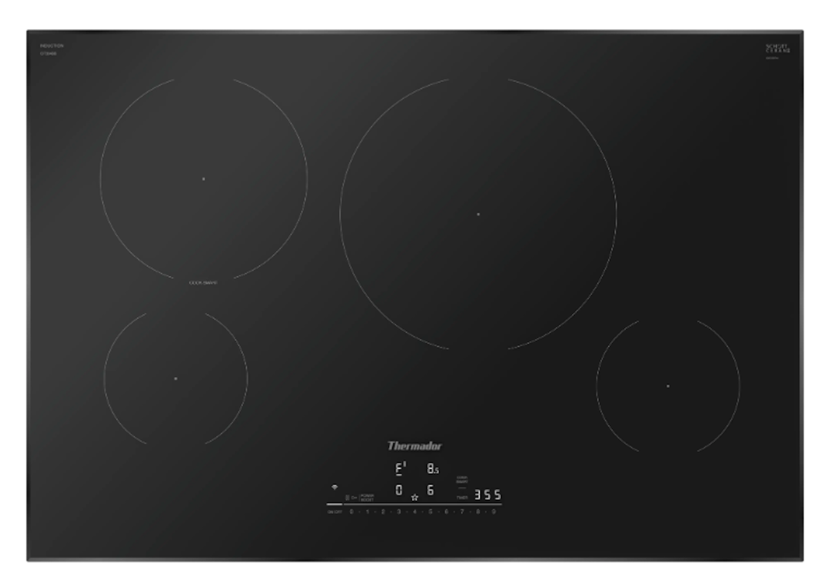 Thermador-30" Heritage Induction Cooktop, Black, Frameless, Hc