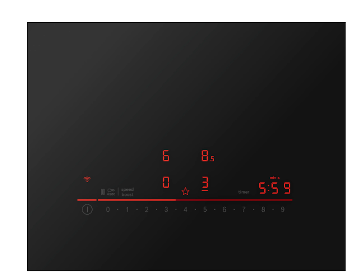Bosch-30" Induction Cooktop, 500 Series, Black, Frameless, Home Connect (Launching Sept '25)