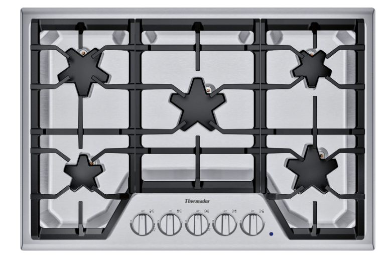 Thermador-30" Masterpiece 5 Burner Gas Cooktop, Xlo