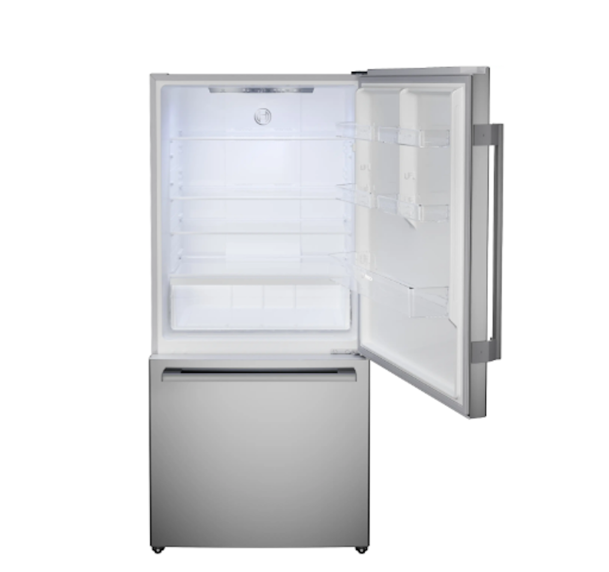 Bosch-33" 100 Series 2-Door Bottom Mount Refr, Counter-Depth, Ss, Bar Handle (Launching Sept '25)