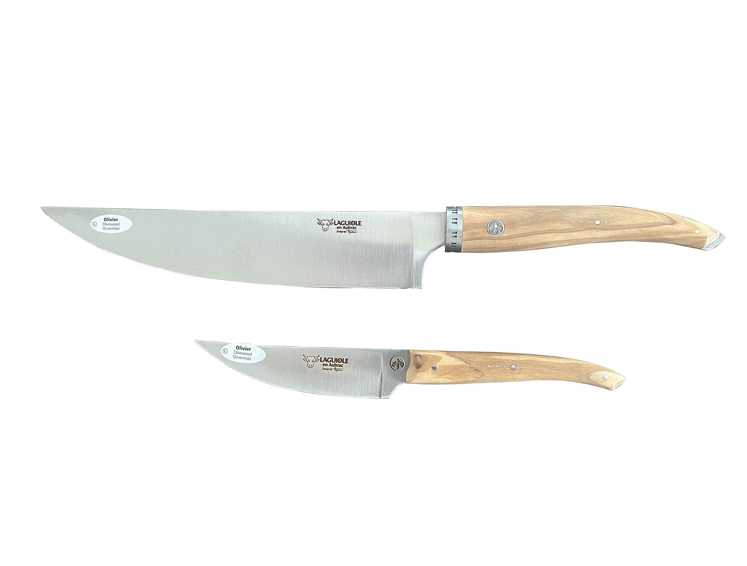 LAGUIOLE - Cuchillo de cocina con mango de olivo image 1