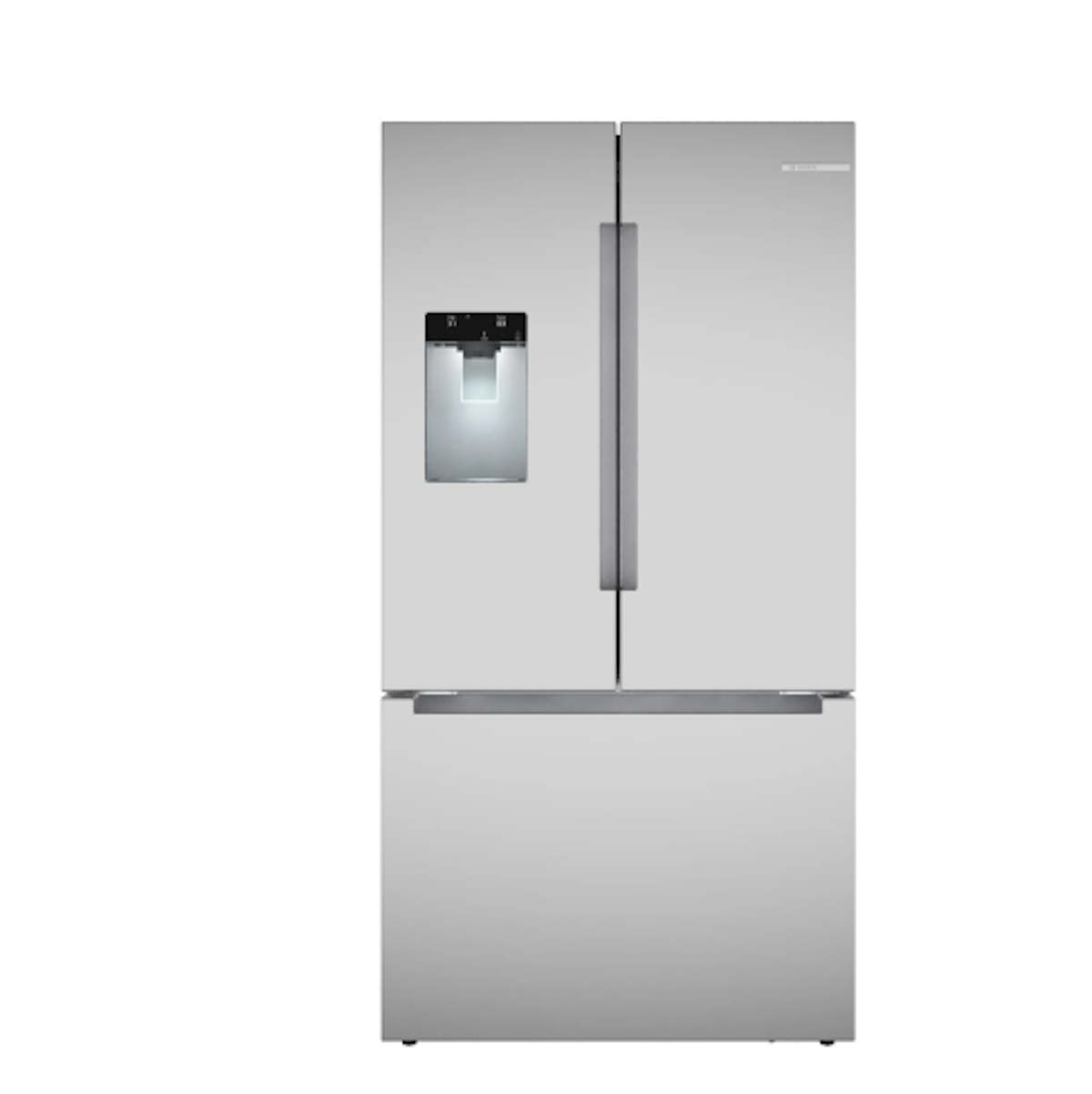 Bosch-36" 100 Series, 3-Door Freestanding French Door Refrigerator, Counter Depth