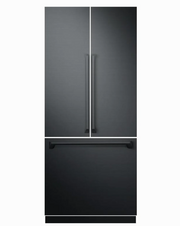 Dacor-36" 3-Door Built-In French Door Refrigerator Panel Kit, Contemporary, Graphite