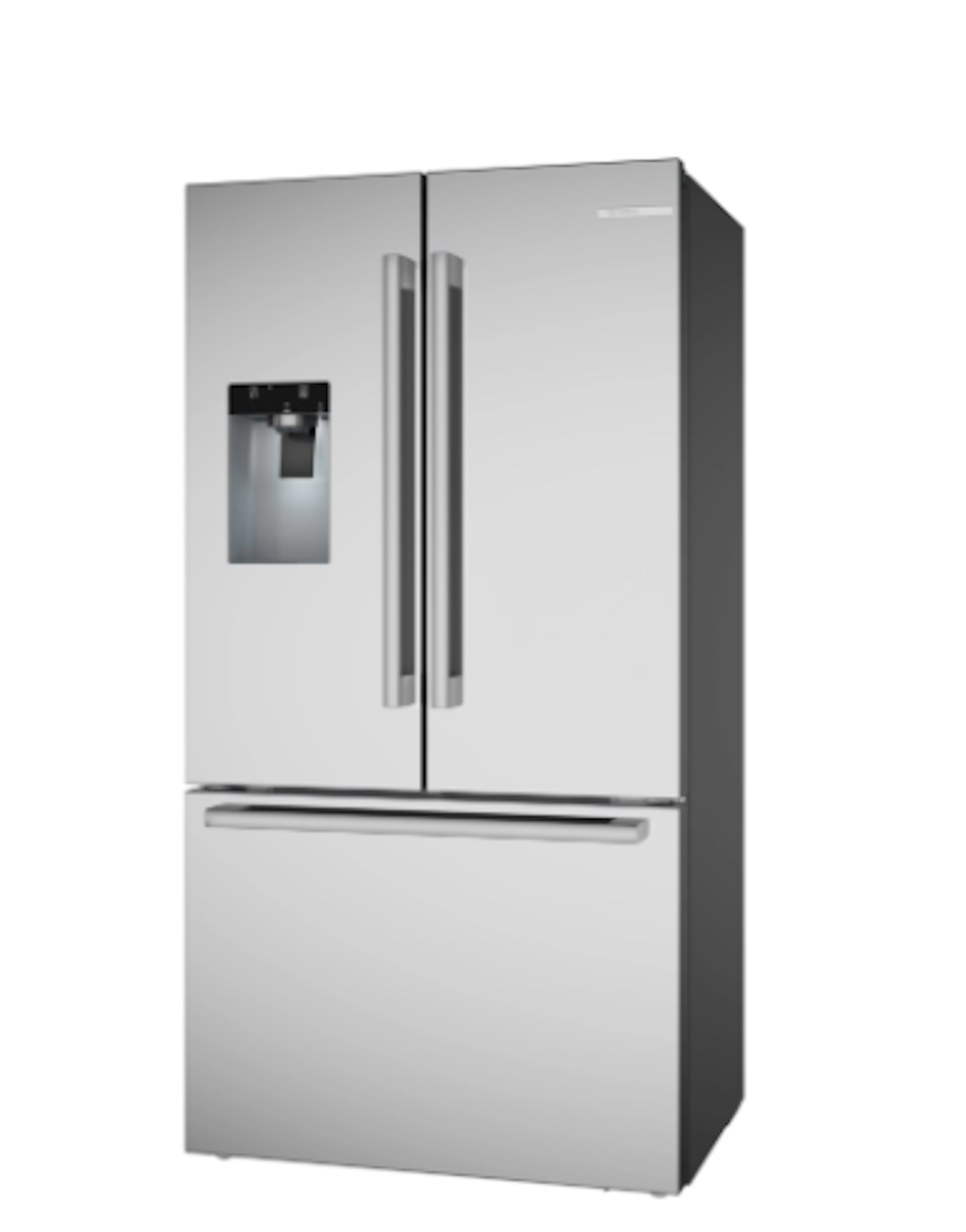 Bosch-36" 500 Series, 3-Door, Counter Depth, External Ice/Water, Stainless Steel, 70"
