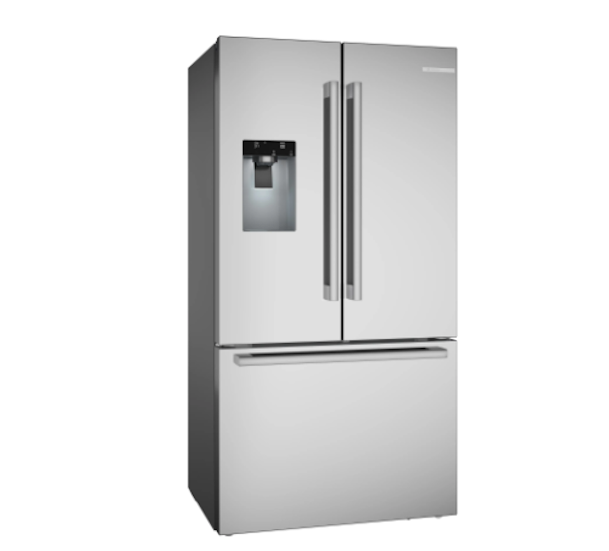 Bosch-36" 500 Series, 3-Door, Counter Depth, External Ice/Water, Stainless Steel, 70"
