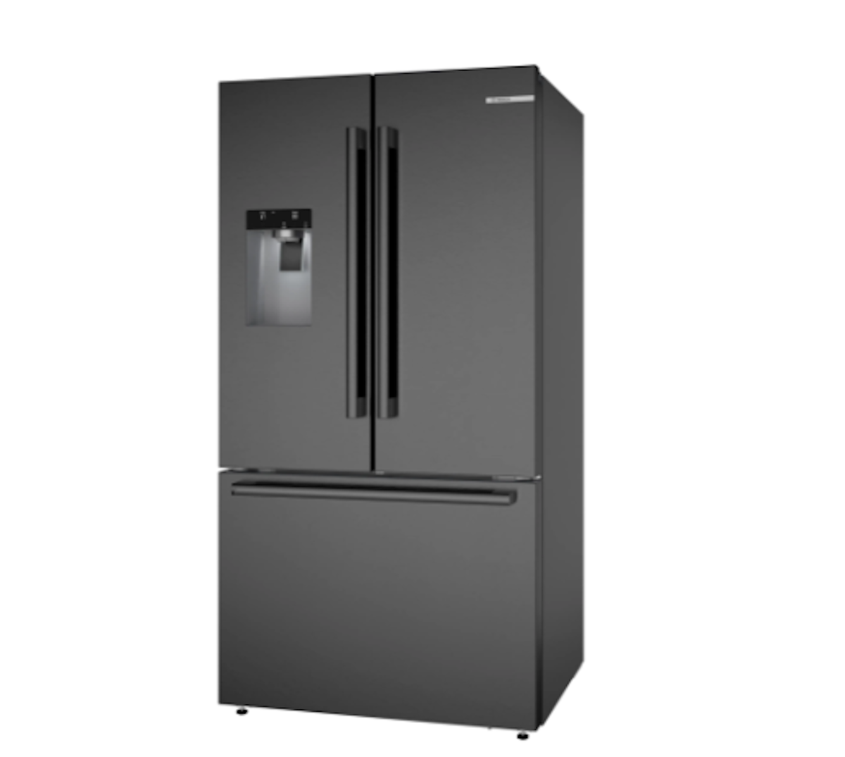 Bosch-36" 500 Series, 3-Door, Standard Depth, External Ice/Water, Black Ss, 70"