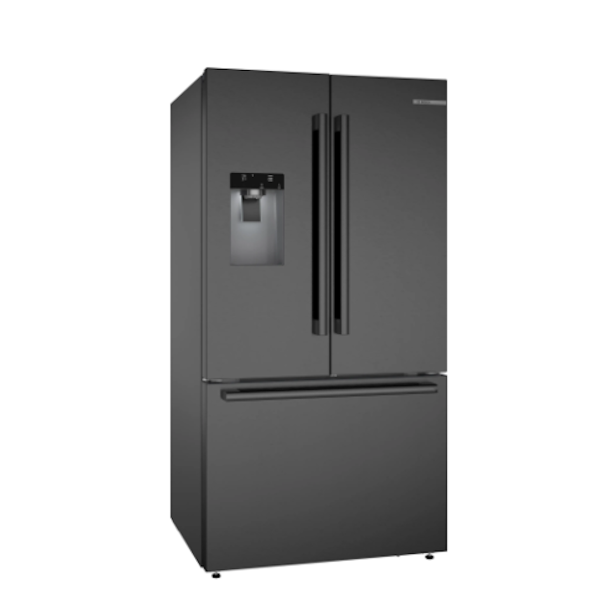 Bosch-36" 500 Series, 3-Door, Standard Depth, External Ice/Water, Black Ss, 70"