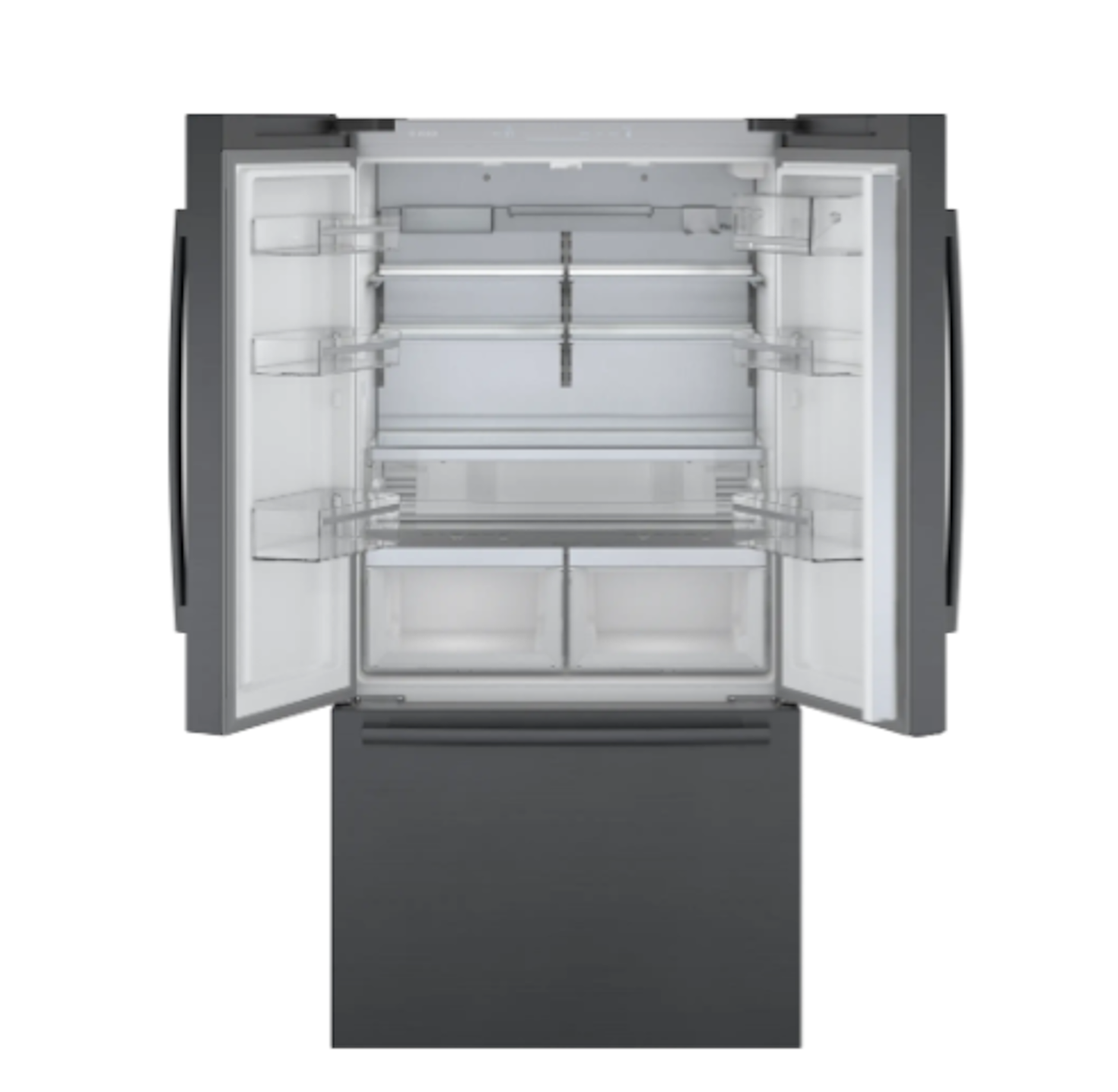 Bosch-36" 800 Series 3 Door French Door Bottom Freezer, B36Ct80Snb, Blk Ss
