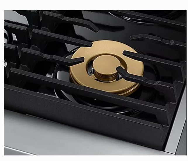 Dacor-36" Dual Fuel Pro-Range 6 Burners, Contemporary, Silver, Ng/Lp