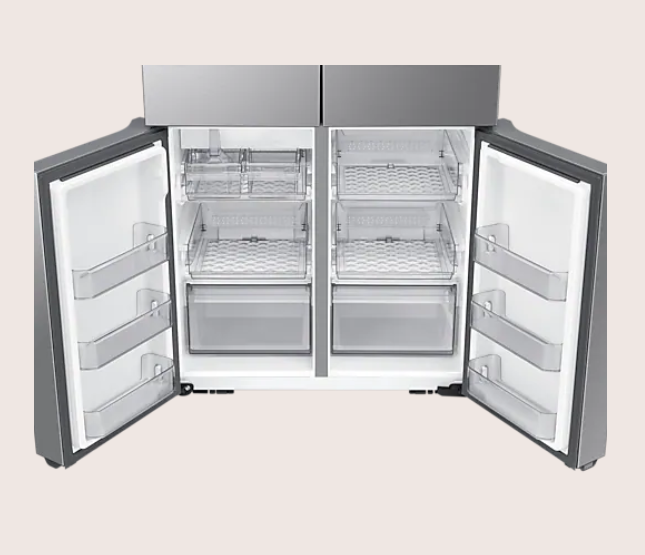 Dacor-36" French Door Freestanding Refrigerator Counter Depth, Silver