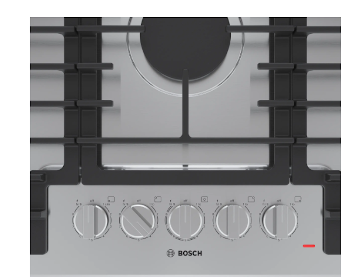 Bosch-36" Gas Cooktop, 500 Series, Stainless Steel
