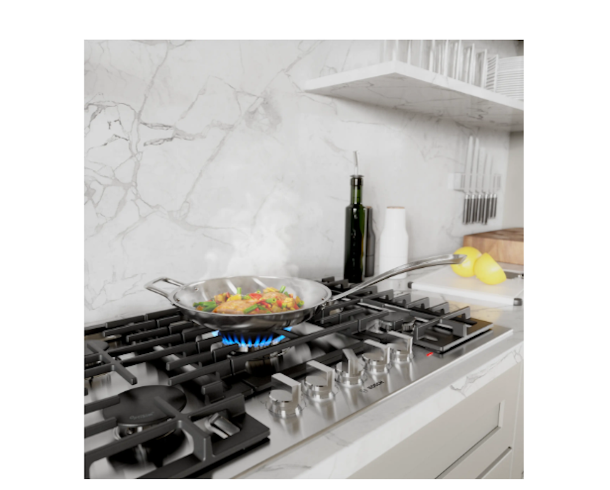 Bosch-36" Gas Cooktop, 500 Series, Stainless Steel