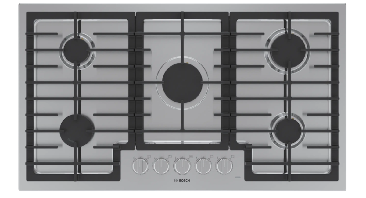 Bosch-36" Gas Cooktop, 500 Series, Stainless Steel