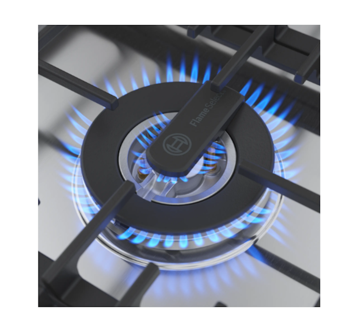Bosch-36" Gas Cooktop, Benchmark, Stainless Steel, Flameselect®