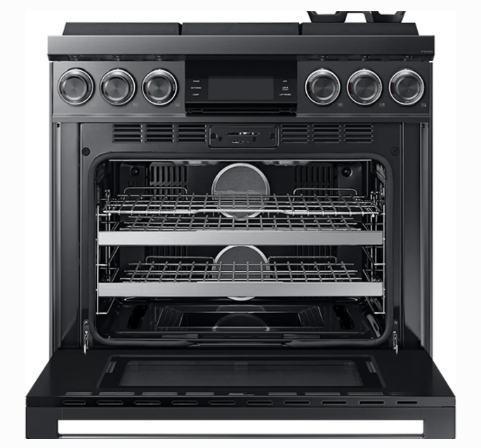 Dacor-36" Gas Pro-Range 6 Burners, Contemporary, Graphite, Ng/Lp