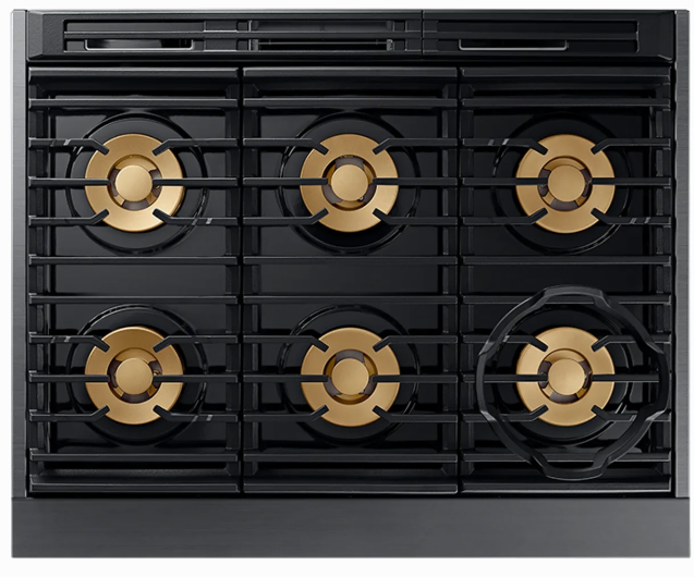 Dacor-36" Gas Pro-Range 6 Burners, Contemporary, Silver, Ng/Lp