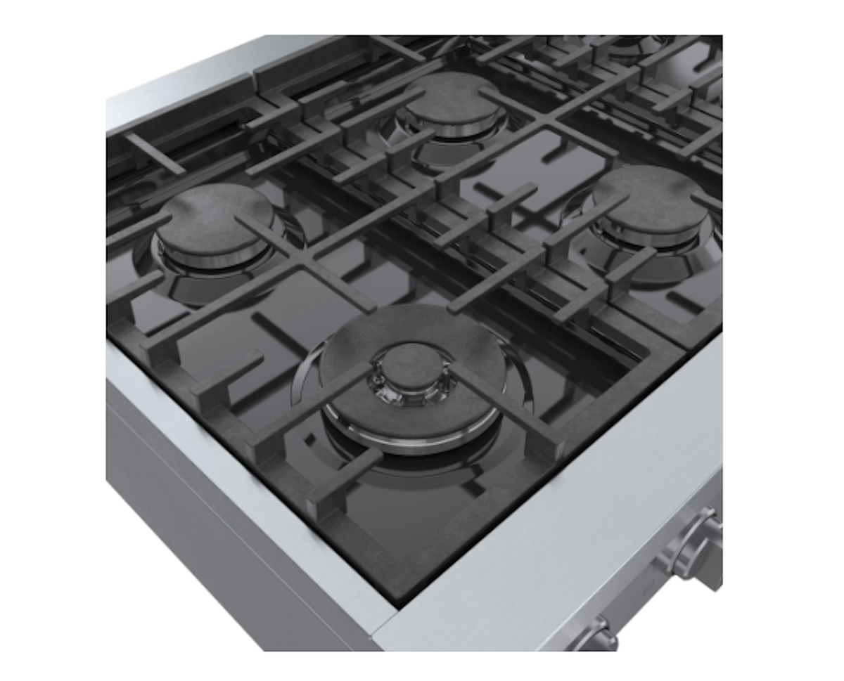 Bosch-36" Gas Rangetop, 800 Series, 6 Burner, Stainless Steel