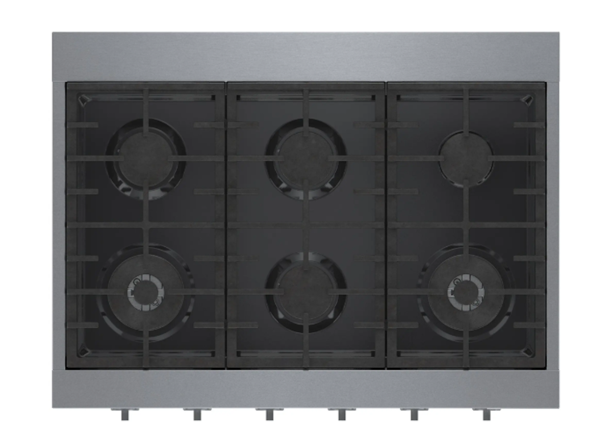 Bosch-36" Gas Rangetop, 800 Series, 6 Burner, Stainless Steel