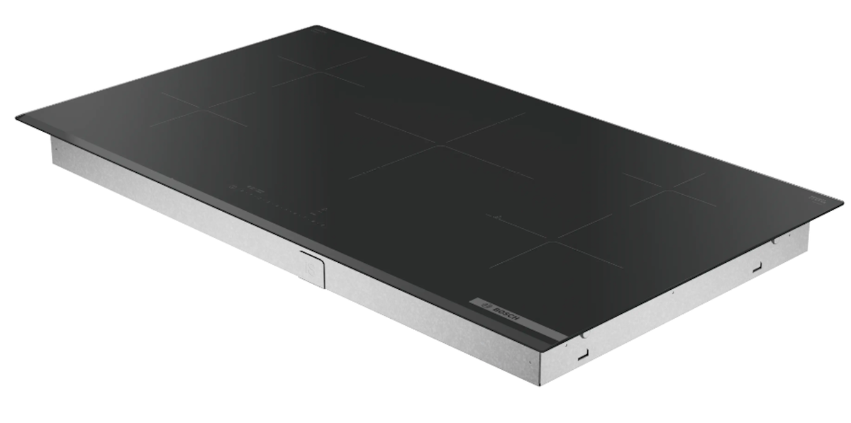 Bosch-36" Induction Cooktop, 800 Series, Black, Frameless, Home Connect