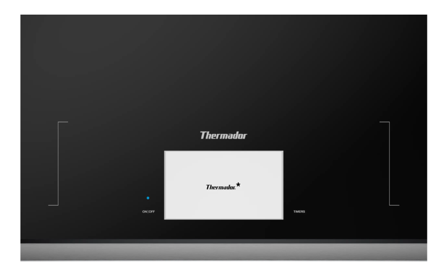 Thermador-36" Masterpiece Freedom Induction Cooktop, Dark Gray, Frame