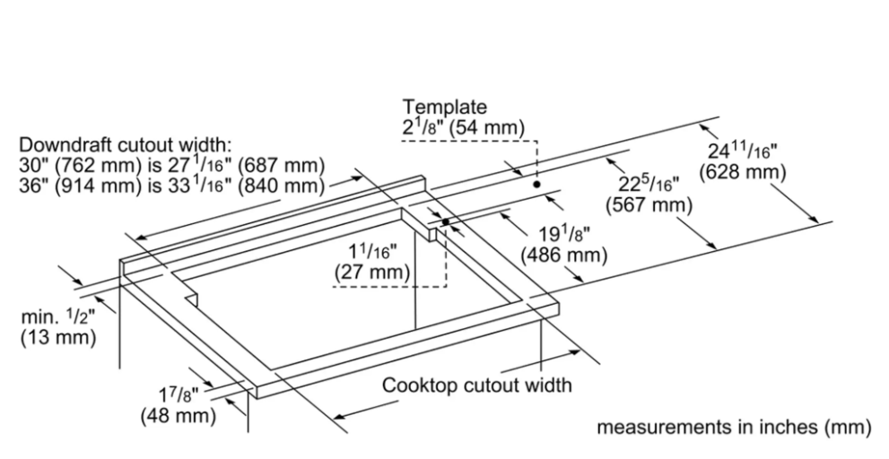 Thermador-36" Masterpiece Series Downdraft