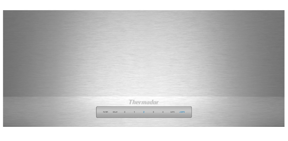 Thermador-36" Professional® Chimney Wall Hood, Optional Blower
