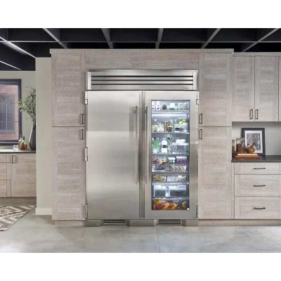 True-36Inch Column - All Freezer - Stainless Door - Hinged Right (R) - Integrated Ice Maker