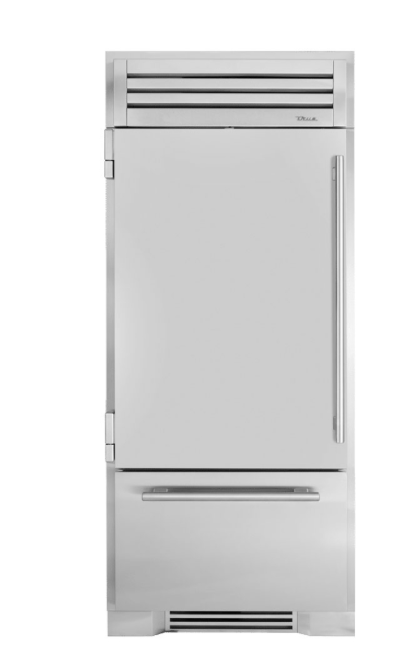 True-36Inch Refrigerator/Bottom Freezer - Stainless Solid Door - Hinged Right (R) - Integrated Ice Maker