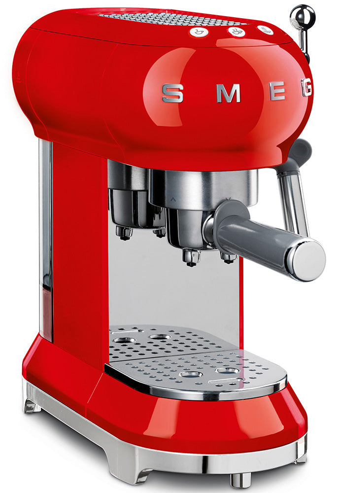 SMEG - Cafetera Espresso Estilo Retro 50's - Roja image 3