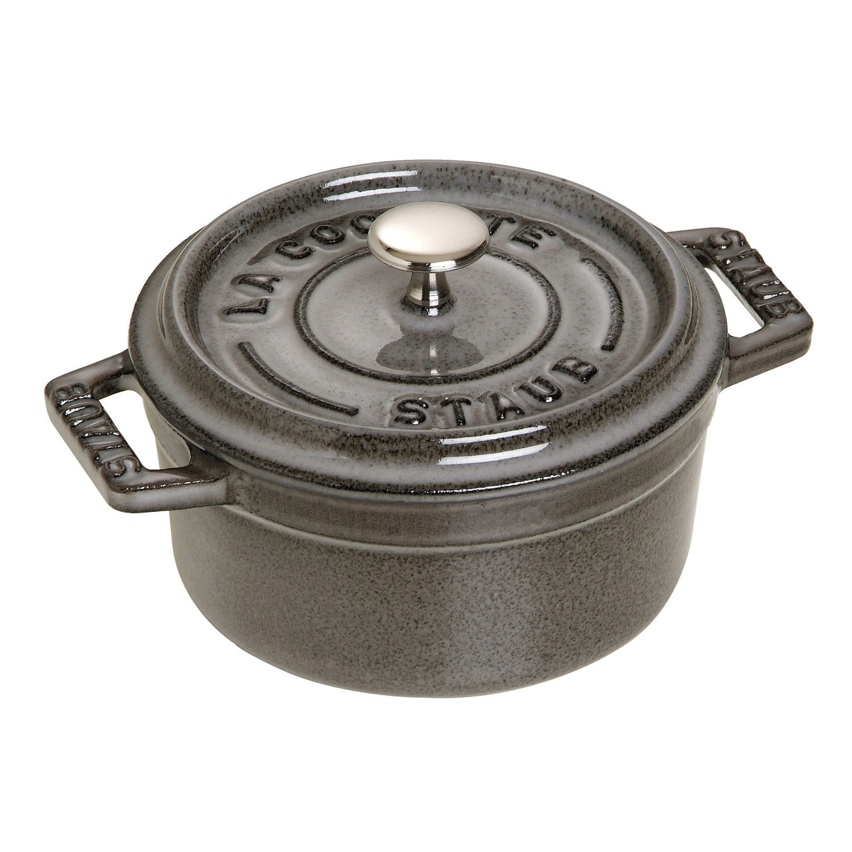 STAUB - Cocotte redonda - 10 cm - Gris grafito image 0