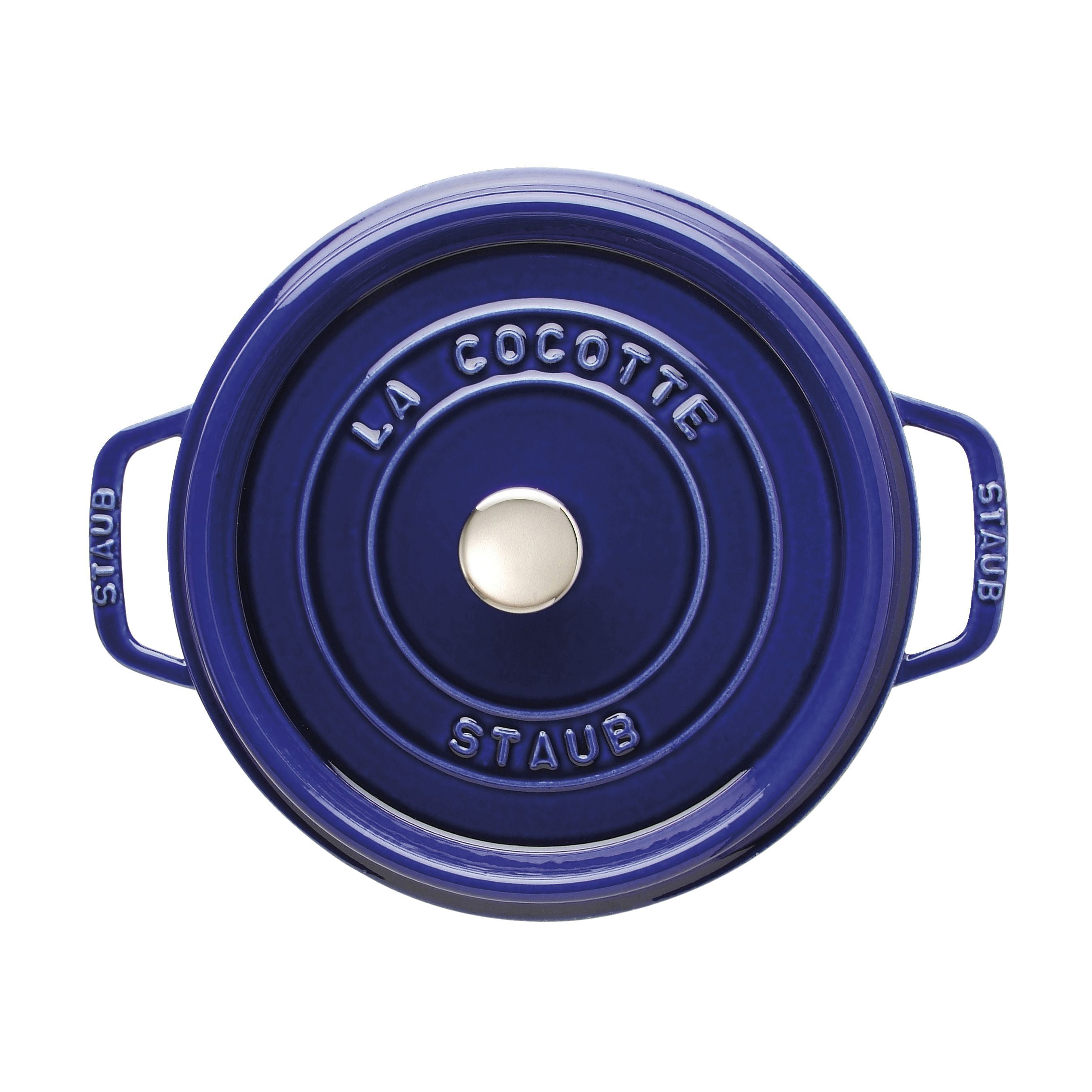 STAUB - Cocotte redonda 26 cm - Azul oscuro image 1