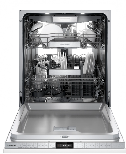 Gaggenau-400 Series 24" Dishwasher, Push-To-Open, Flexible Hinge, Tall Tub