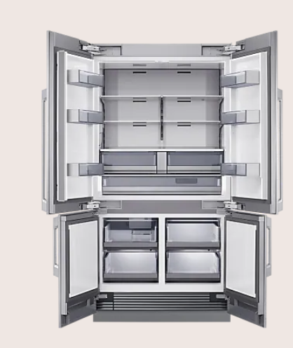 Dacor-42" 4-Door Built-In French Door Refrigerator, Panel Ready