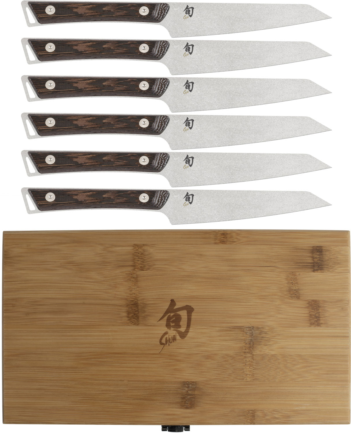 SHUN - Juego de Cuchillos para Carne Kanso de 6 Piezas image 1