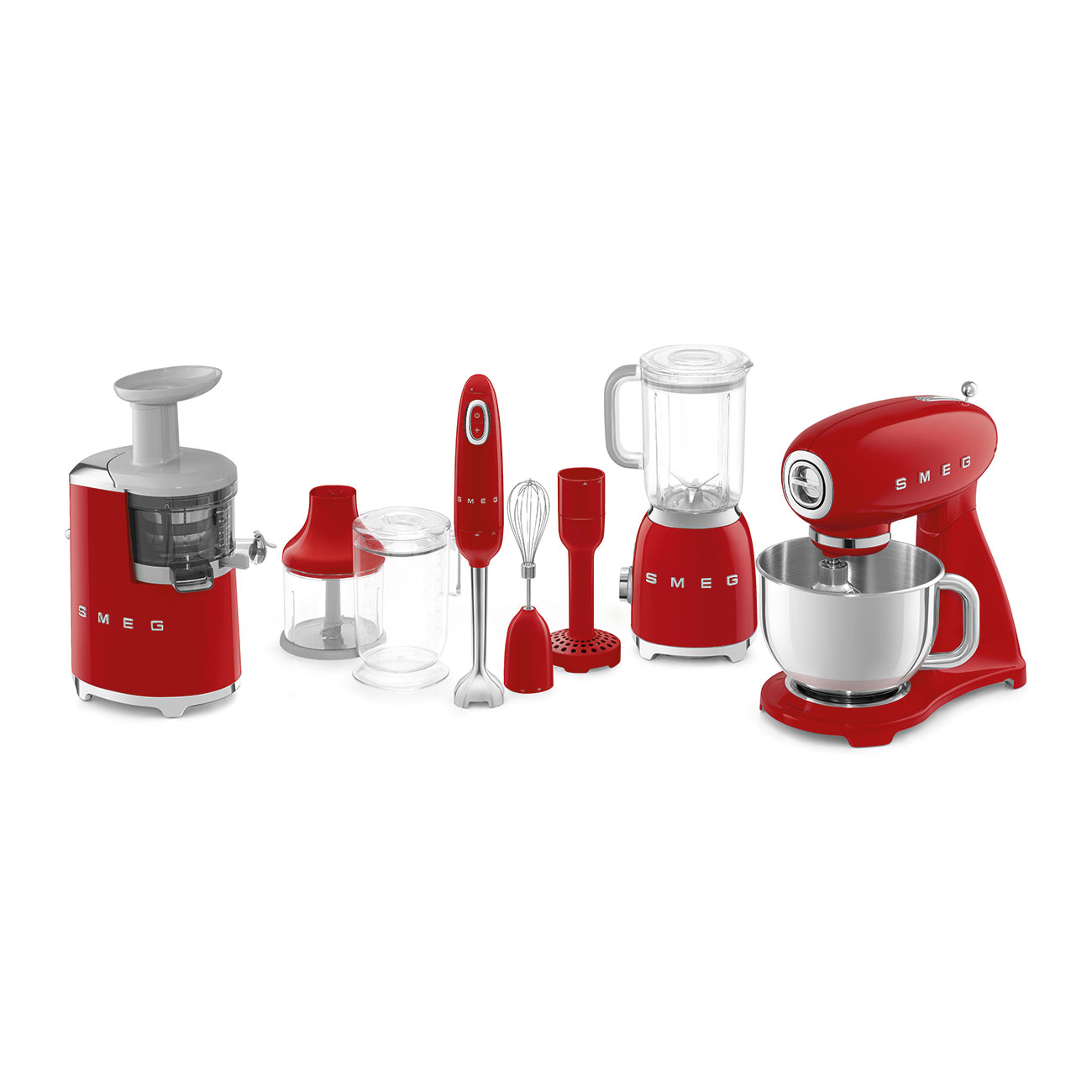 SMEG - Licuadora Estilo Retro 50's - Roja image 6
