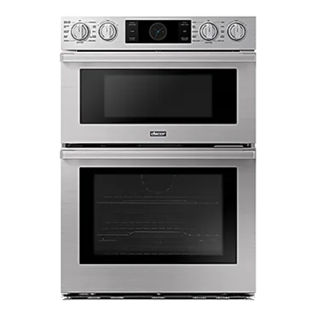 DACOR - Torre de horno - 30" Microwave Combination Wall Oven Steam, Transitional, Silver