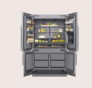 Dacor-48" 4-Door Built-In French Door Refrigerator Steelcool, Panel Ready