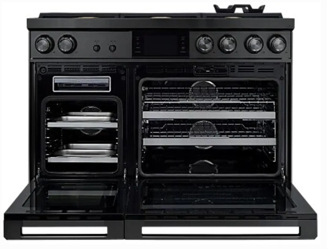 Dacor-48" Dual Fuel Pro-Range 6 Burners, Contemporary, Graphite, Ng/Lp