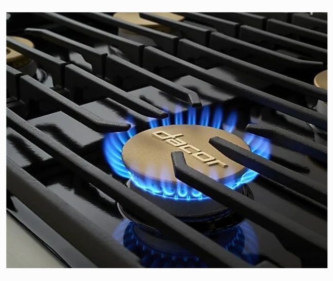 Dacor-48" Dual Fuel Pro-Range 6 Burners, Contemporary, Graphite, Ng/Lp