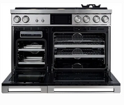Dacor-48" Dual Fuel Pro-Range 6 Burners With Griddle, Contemporary, Silver, Ng/Lp