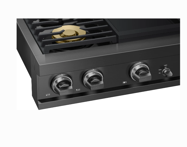 Dacor-48" Gas Rangetop 6 Burners With Griddle, Graphite, Ng/Lp