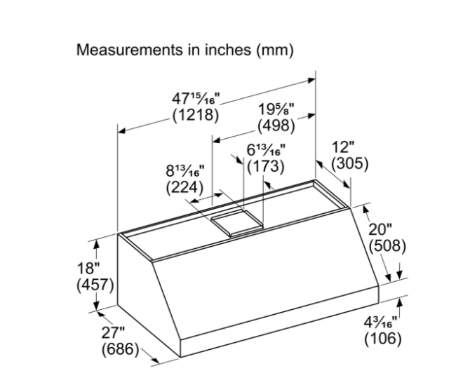 Thermador-48" Pro Grand® Wall Hood, Optional Blower