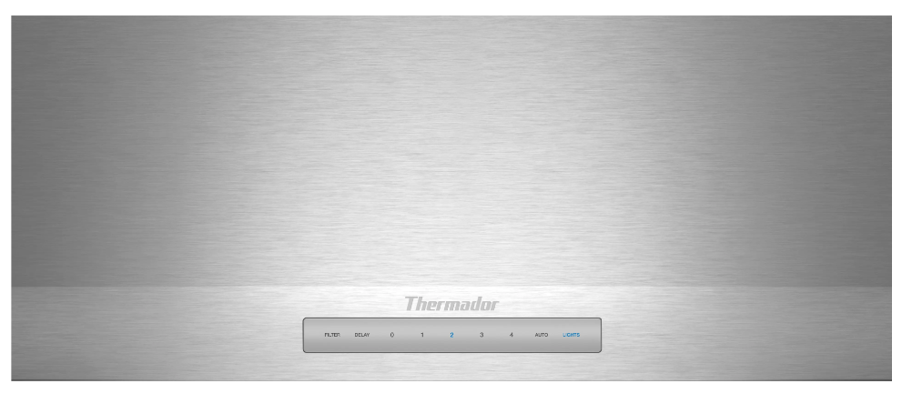 Thermador-48" Professional® Chimney Wall Hood, Optional Blower