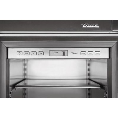 True-48Inch Side By Side Refrigerator/Freezer - Stainless Steel - Integrated Ice