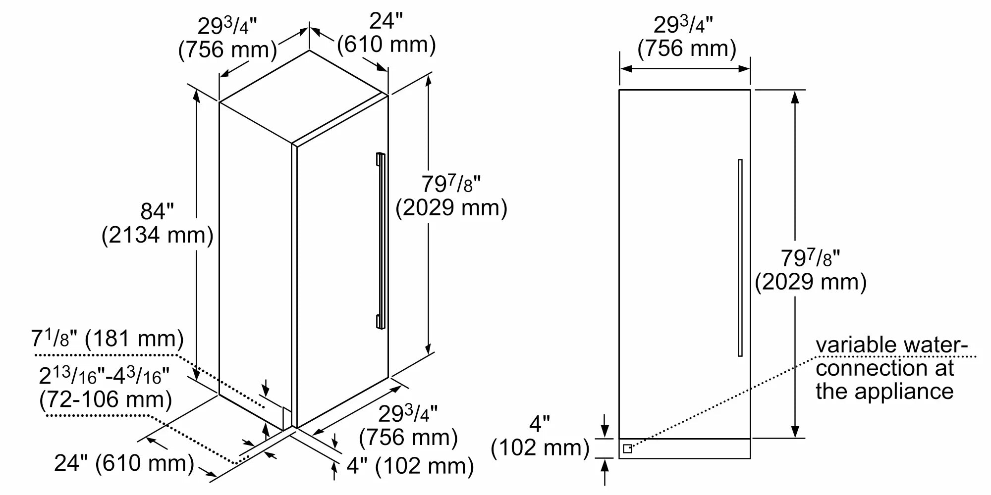 THERMADOR - FreedomÂ® Congelador Empotrado en Columna de 30'' image 6