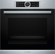 BOSCH - Horno de Vapor Serie 8 de 60 cm - Acero Inoxidable con Cristal Negro image 0