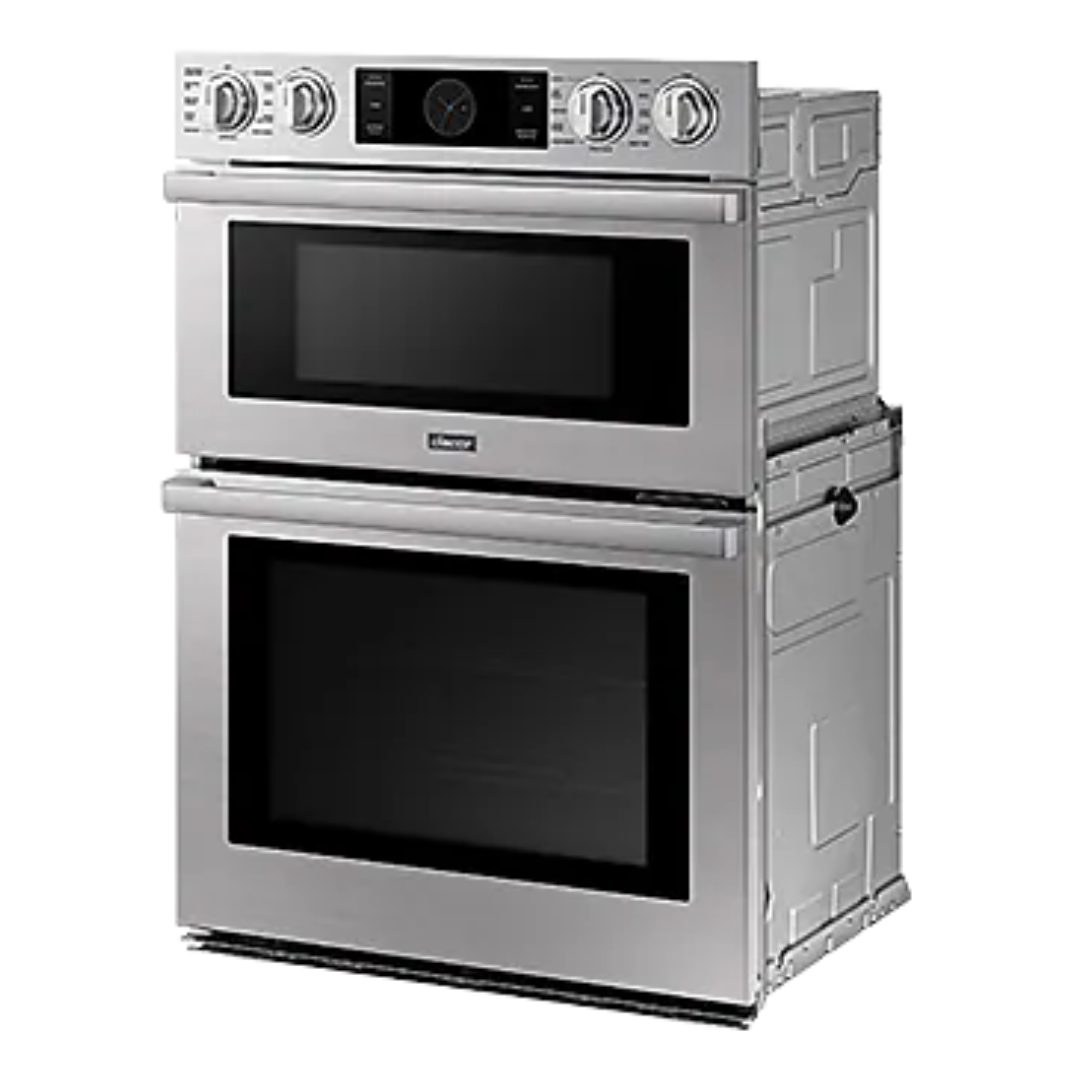 DACOR - Torre de horno - 30" Microwave Combination Wall Oven Steam, Transitional, Silver