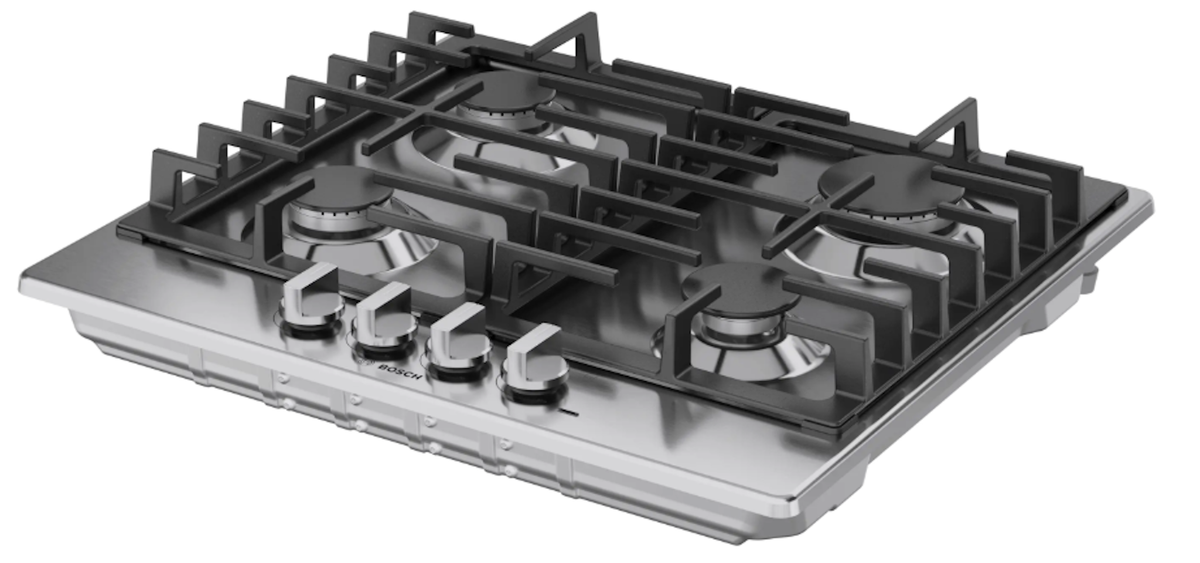 Bosch-500 Series,24" Gas Cooktop,4 Burner,Ss